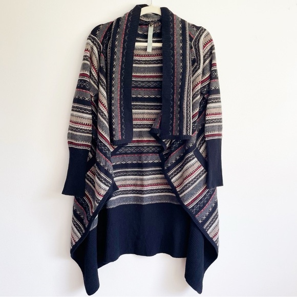 Anthropologie Wilster southwestern Wool Cashmere Cardigan Cowgirl country ranch - Picture 1 of 10
